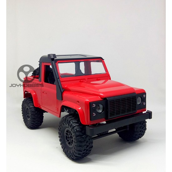 MN D91 1:12 KIT Version, Hobby Grade, Landrover Defender Red