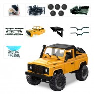 MN D91 1:12 KIT Version, Hobby Grade, Landrover Defender Yellow
